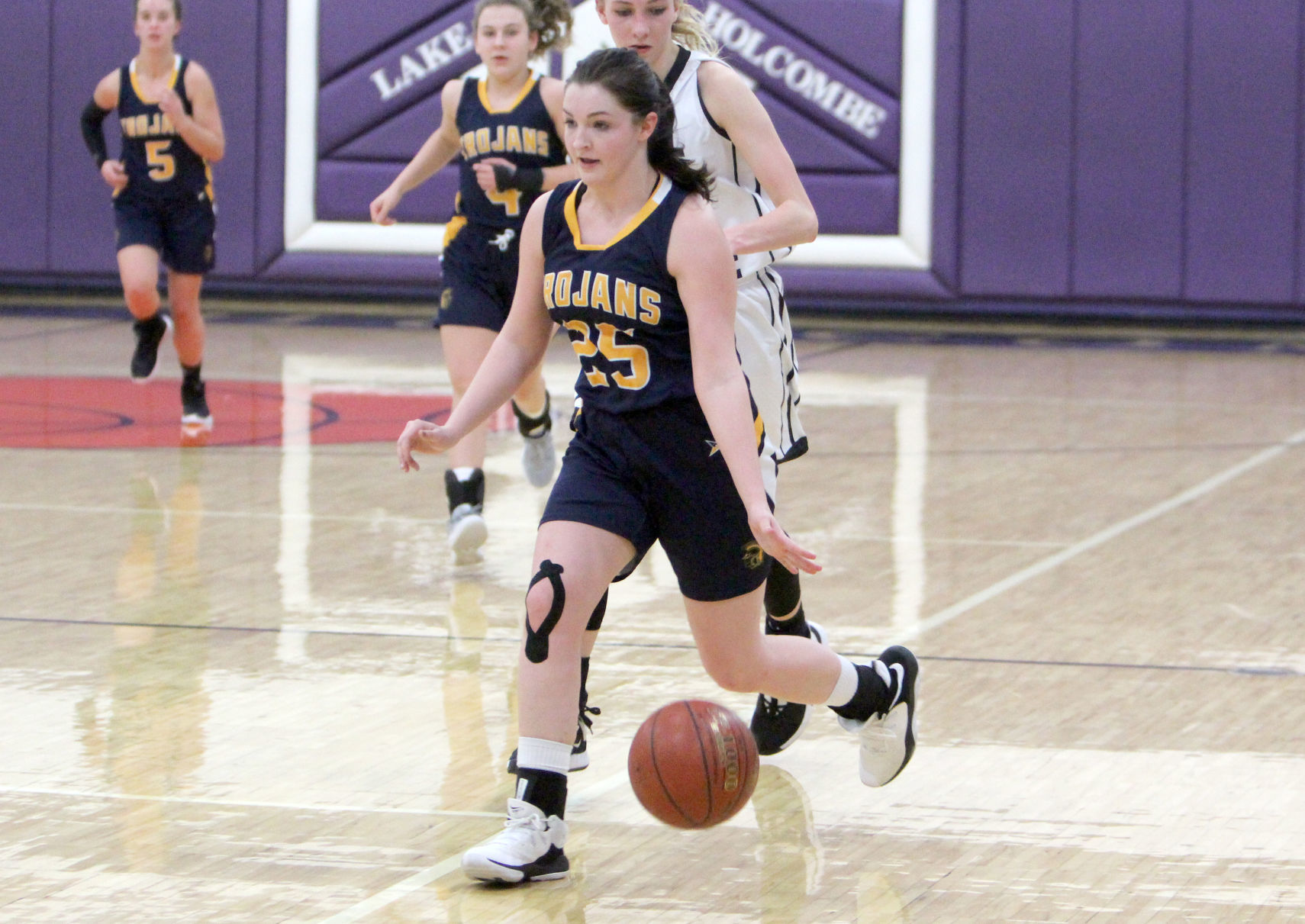 New Auburn at Lake Holcombe girls basketball 12-13-19